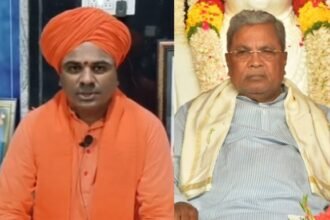 Nilakantheshwara Swami of Amareshwara Math, Bagalkote, predicts political challenges for CM Siddaramaiah’s chair, while commenting on his participation in Lingayat programs and warning against disturbing social harmony.