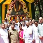 Karnataka CM Siddaramaiah garlands the statue of Maharshi Valmiki at Tapovan on Valmiki Jayanti, praises his literary contributions, and addresses cabinet reshuffle and Supreme Court shoe-throwing incident.